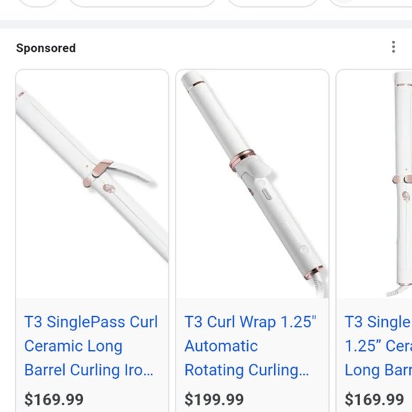 T3 curl wrap automatic rotating curler